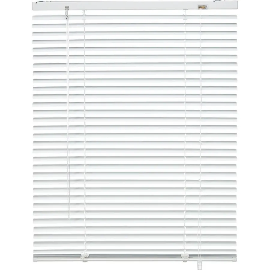 Kwantum Jaloezieën|Houten Jaloezieën*Aluminium Jaloezie Jade Wit 25mm 180x175 Cm