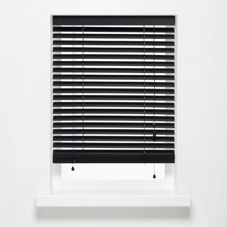 Kwantum Jaloezieën*Bamboe Jaloezie Jax Zwart 180x175 Cm 180X175CM