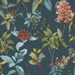 Kwantum Vliesbehang*Behang Isa Blauw