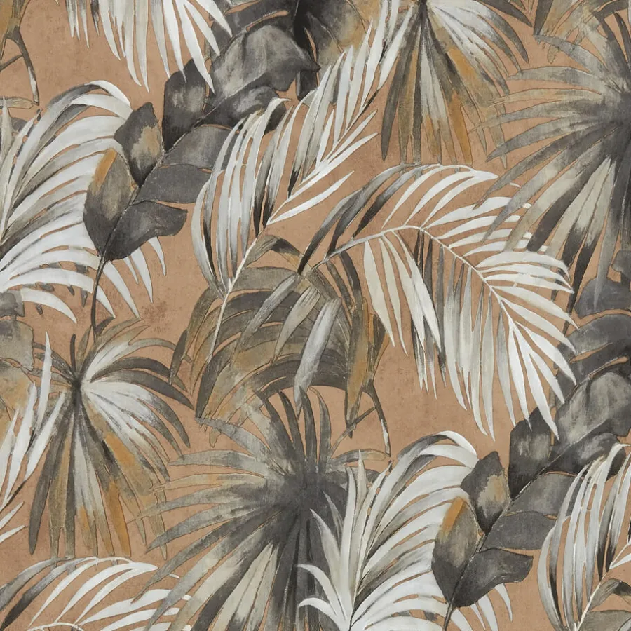 Kwantum Vliesbehang*Behang Merel Bruin