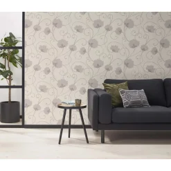 Kwantum Vliesbehang*Behang Romy Beige