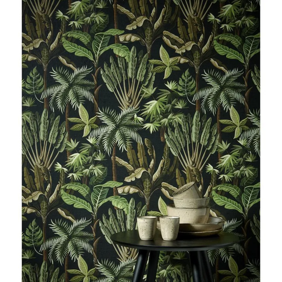 Kwantum Vliesbehang*Behang Sep Groen