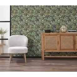 Kwantum Vliesbehang*Behang Sep Groen