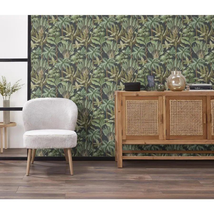 Kwantum Vliesbehang*Behang Sep Groen