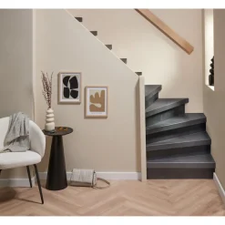 Kwantum Bijzettafels*Bijzettafel Cone 35cm Zwart