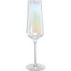 Kwantum Kerstservies*Champagneglas Ribbel Holo 300ml