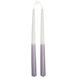 Kwantum Kaarsen & Theelichten|Kaarsen & Theelichten*Dinerkaars Dip Dye Lila