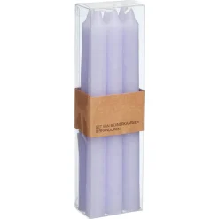 Kwantum Kaarsen & Theelichten|Kaarsen & Theelichten*Dinerkaars 6 Stuks Lila
