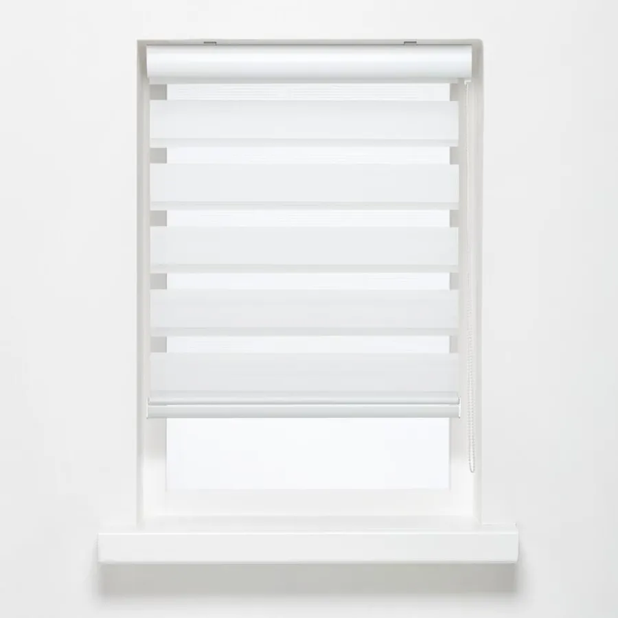 Kwantum Duo-Rolgordijnen*Duo Rolgordijn Eva Wit 140x175 Cm 140X175CM