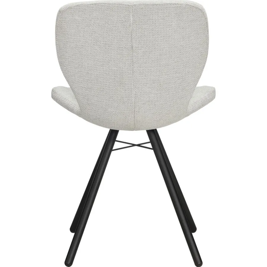 Kwantum Eetkamerstoelen*Eetkamerstoel Lucca Lichtgrijs Mid.Grijs