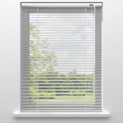 Kwantum Aluminium Jaloezieën|Houten Jaloezieën*Fenstr Aluminium Jaloezie Isis 25mm Zilver