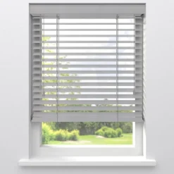 Kwantum Houten Jaloezieën|Jaloezieën*Fenstr Bamboe Jaloezie Tijl 65mm Wit