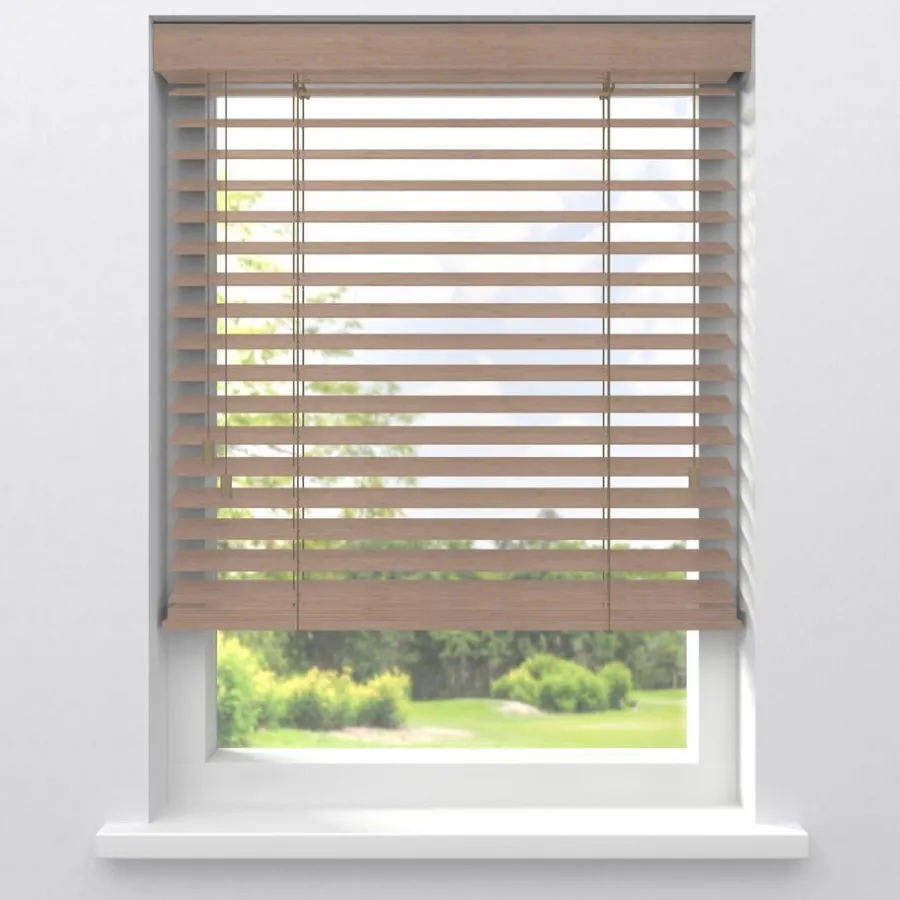 Kwantum Jaloezieën*Fenstr Bamboe Jaloezie Wietze Beige 50mm Naturel