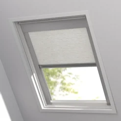 Kwantum Dakraam Rolgordijnen|Rolgordijnen*Fenstr Dakraam Rolgordijn Daan Naturel Verduisterend