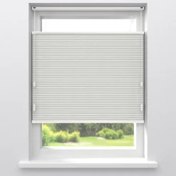 Kwantum Plisségordijnen*Fenstr Dubbel Plissé Aniek Verduisterend Wit