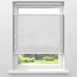 Kwantum Plisségordijnen*Fenstr Dubbel Plissé Elena Lichtdoorlatend Wit