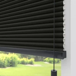 Kwantum Plisségordijnen|Isolerende Gordijnen*Fenstr Dubbel Plissé Suus Zwart Verduisterend