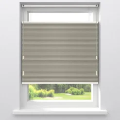 Kwantum Plisségordijnen*Fenstr Dubbel Plisségordijn Thirza Verduisterend Taupe