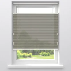 Kwantum Plisségordijnen*Fenstr Dubbel Plisségordijn Dewi Lichtdoorlatend Taupe