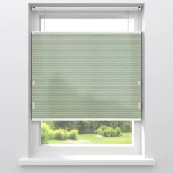 Kwantum Plisségordijnen*Fenstr Dubbel Plisségordijn Dana Groen Lichtdoorlatend
