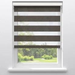 Kwantum Duo-Rolgordijnen*Fenstr Duo Rolgordijn Noan Bruin