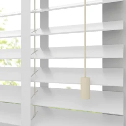 Kwantum Houten Jaloezieën|Jaloezieën*Fenstr Houten Jaloezie Hein 50mm Wit
