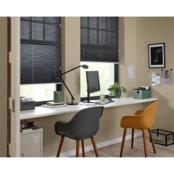 Kwantum Plisségordijnen*Fenstr Plissé Lina Transparant Antraciet