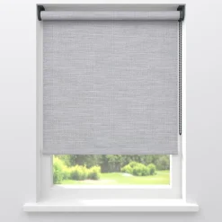 Kwantum Rolgordijnen*Fenstr Rolgordijn Jeske Grijs Lichtdoorlatend