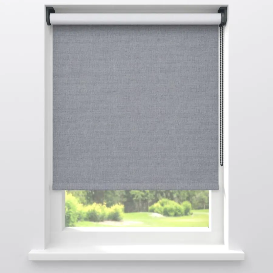 Kwantum Rolgordijnen*Fenstr Rolgordijn Liv Verduisterend Grijs