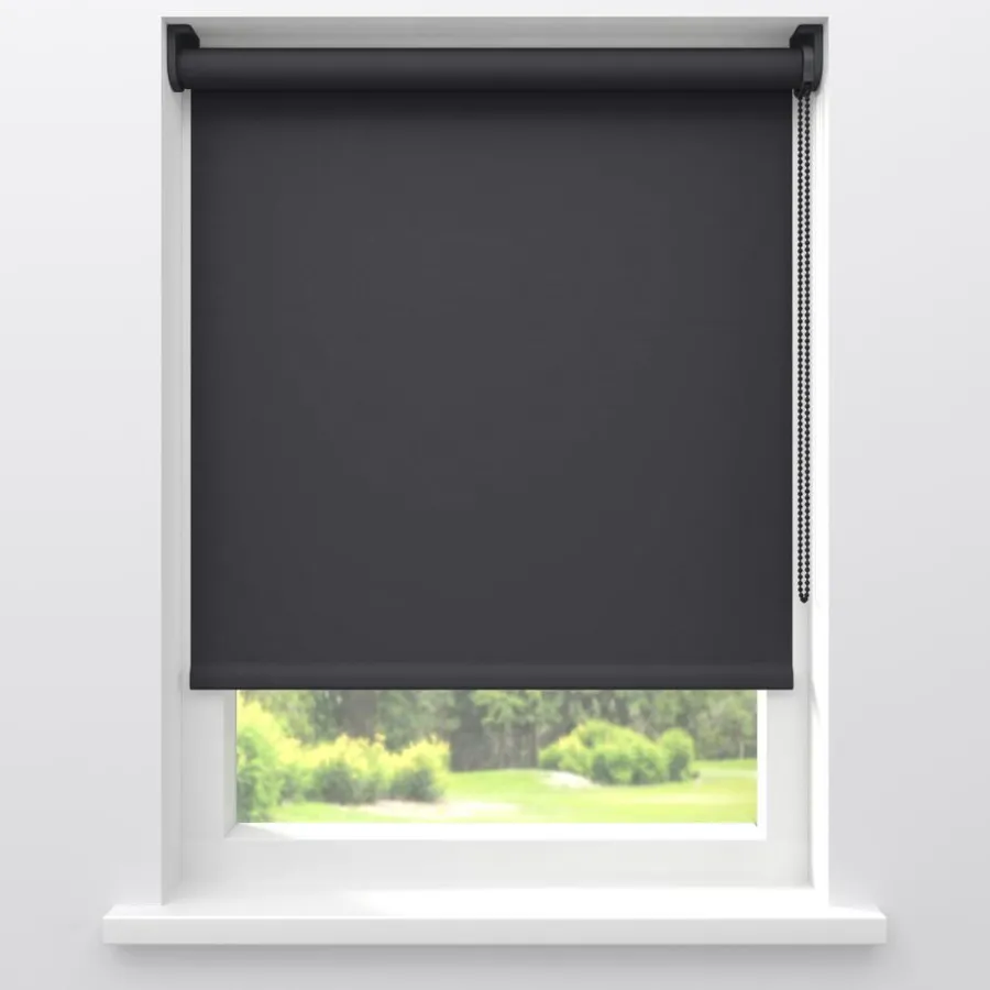 Kwantum Rolgordijnen*Fenstr Rolgordijn Liz Lichtdoorlatend Antraciet
