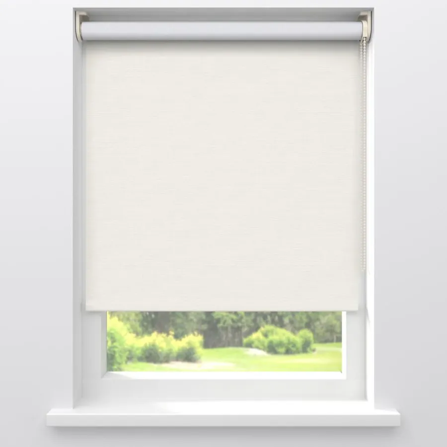 Kwantum Rolgordijnen*Fenstr Rolgordijn Lynn Off-White Verduisterend Offwhite