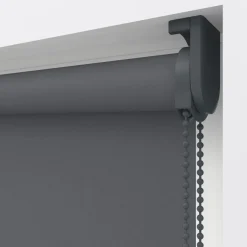 Kwantum Rolgordijnen*Fenstr Rolgordijn Mara Verduisterend Antraciet