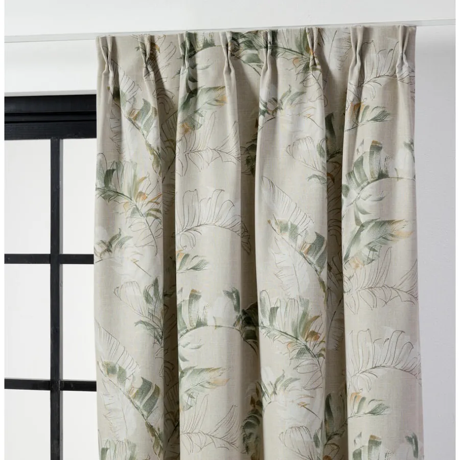 Kwantum Vouwgordijnen|Gordijnen*Gordijn Barbara Groen