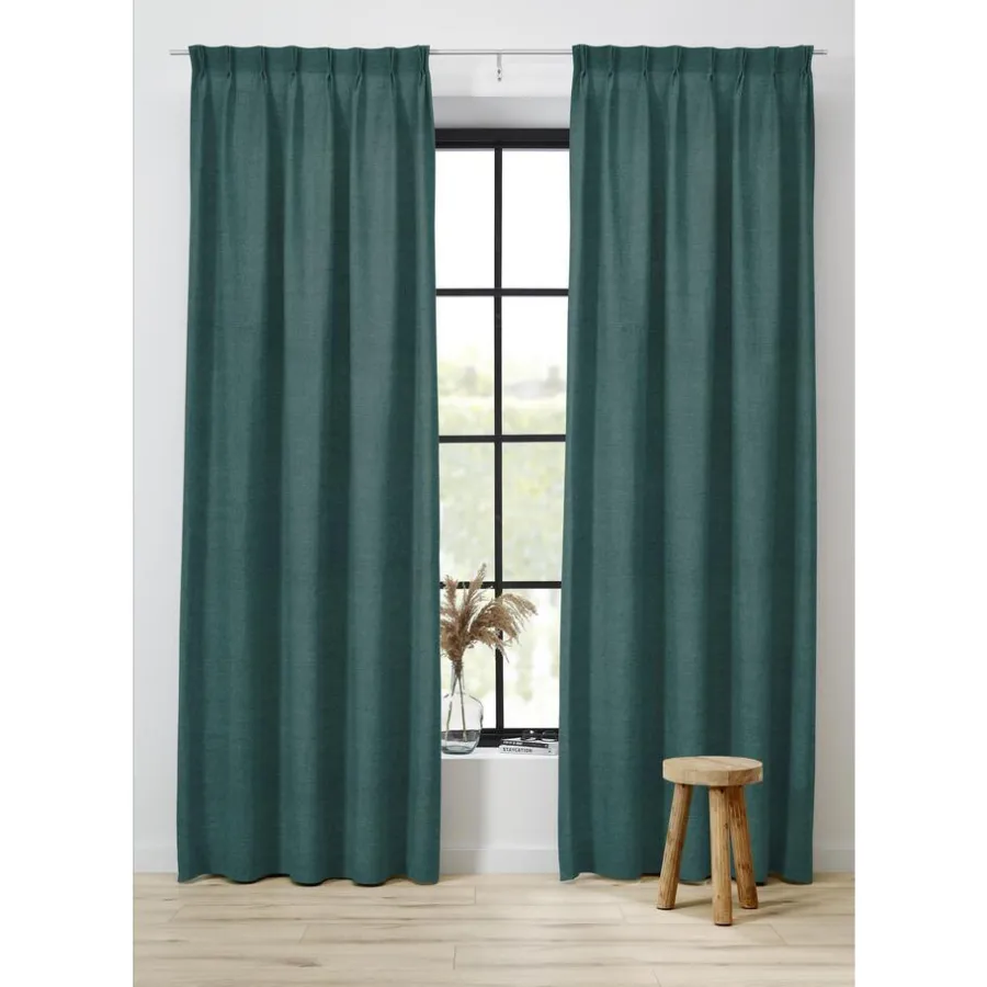 Kwantum Vouwgordijnen|Gordijnen*Gordijn Bregje Blauw