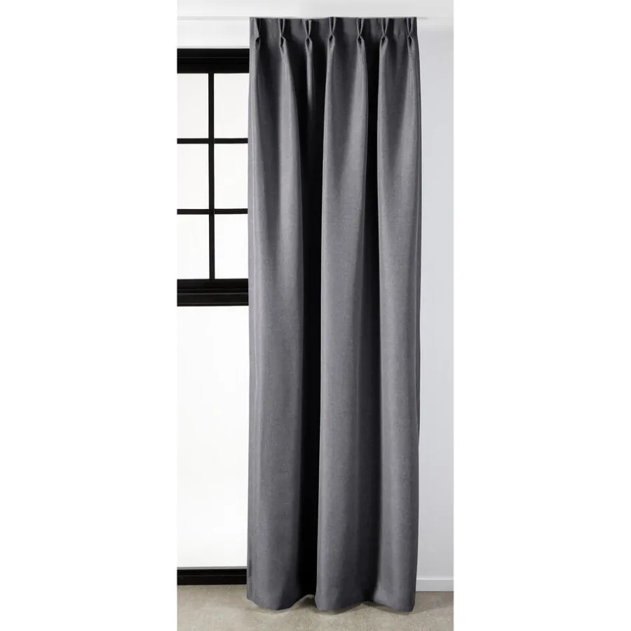 Kwantum Vouwgordijnen|Gordijnen*Gordijn Debbie Antraciet