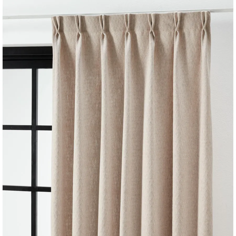 Kwantum Vouwgordijnen|Gordijnen*Gordijn Fedosja Naturel