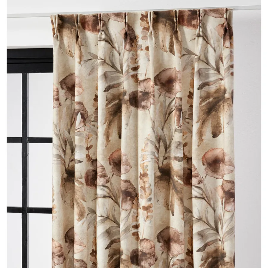 Kwantum Vouwgordijnen|Gordijnen*Gordijn Jelka Bruin