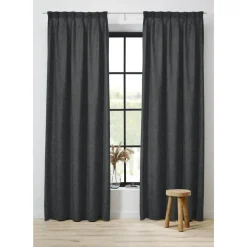 Kwantum Vouwgordijnen|Gordijnen*Gordijn Karlijn Antraciet