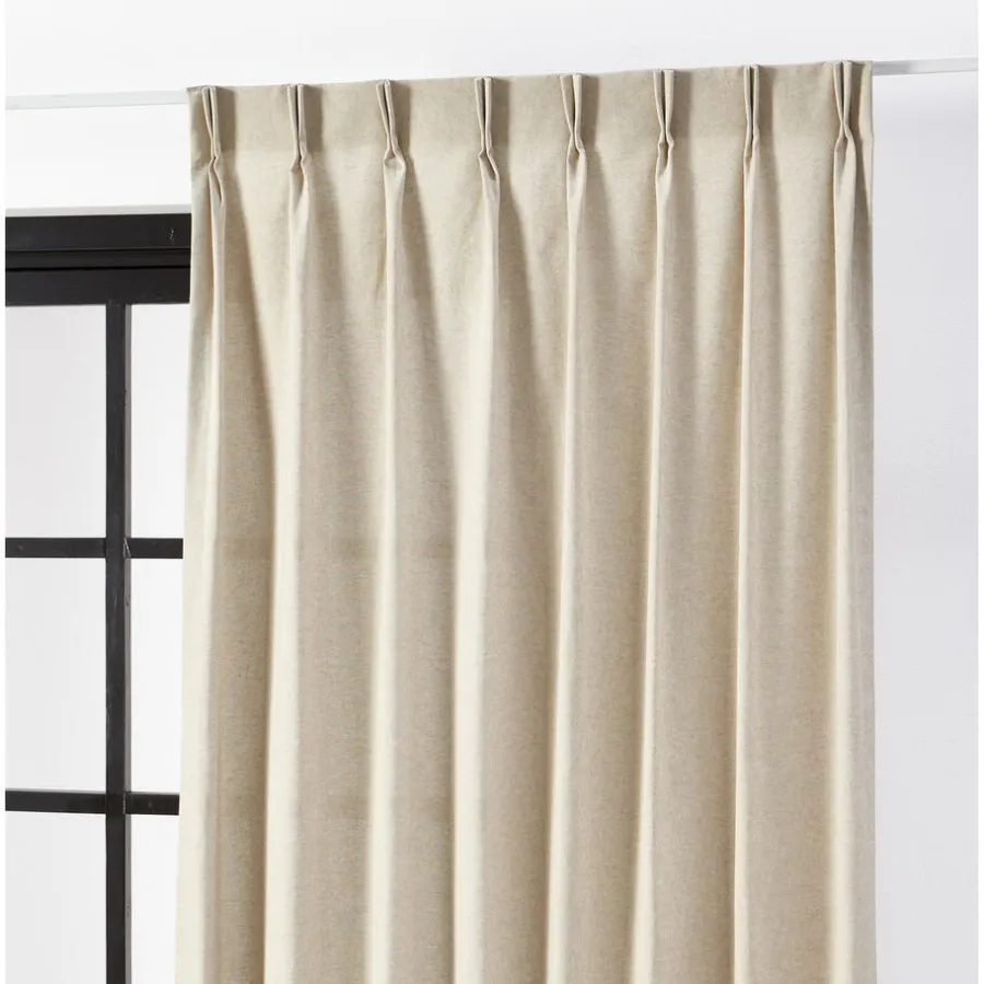 Kwantum Vouwgordijnen|Gordijnen*Gordijn Katja Naturel