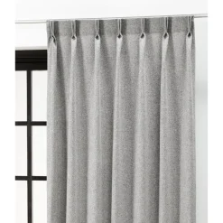 Kwantum Vouwgordijnen|Gordijnen*Gordijn Keet LichtGrijs