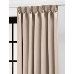 Kwantum Vouwgordijnen|Gordijnen*Gordijn Mila Beige LichtBeige