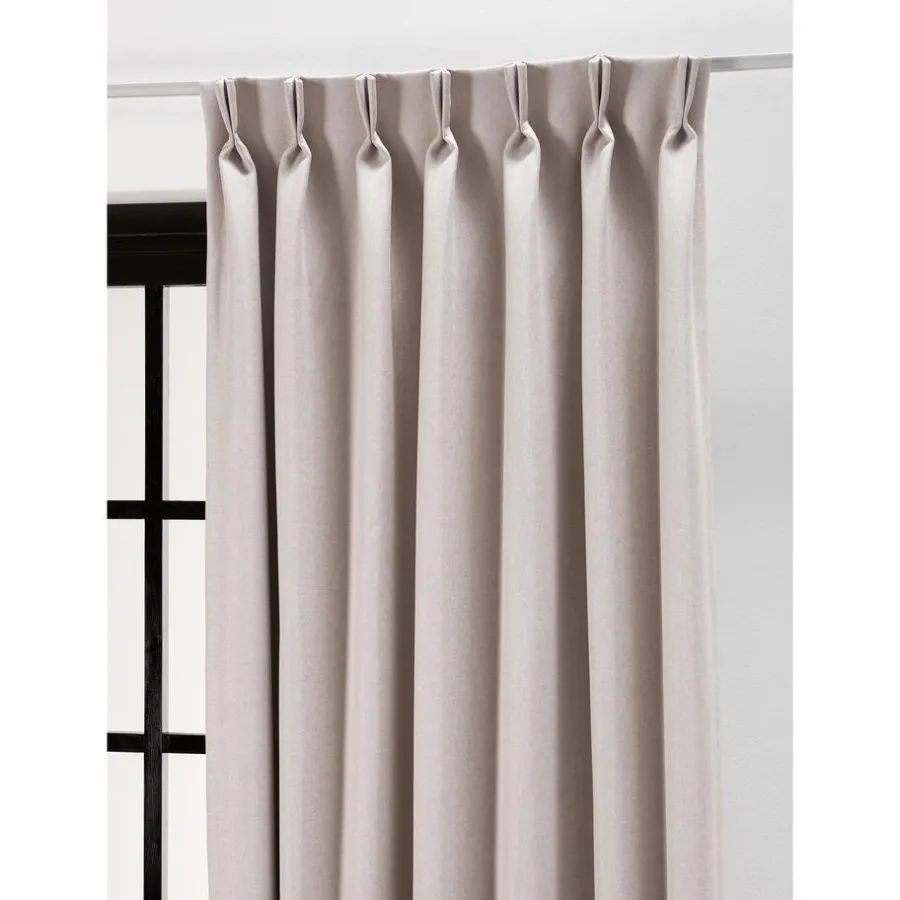 Kwantum Vouwgordijnen|Gordijnen*Gordijn Mila Off-White Offwhite