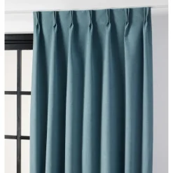 Kwantum Vouwgordijnen|Gordijnen*Gordijn Thijs Blauw