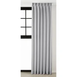 Kwantum Vouwgordijnen|Gordijnen*Gordijn Tom Licht Grijs