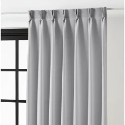 Kwantum Vouwgordijnen|Gordijnen*Gordijn Tom Licht Grijs