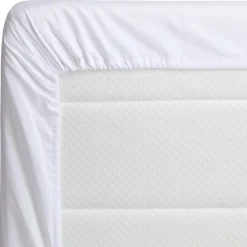 Kwantum Beddengoed*Hoeslaken Katoen Wit 200x180 Cm 200X180CM