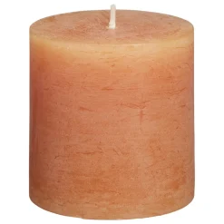 Kwantum Kaarsen & Theelichten|Kaarsen & Theelichten*Kaars Rustiek Terra 7x7 Cm 007X007CM
