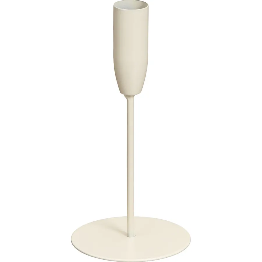 Kwantum Kandelaars|Kandelaars*Kandelaar Cholet Off-White 16 Cm 016CM