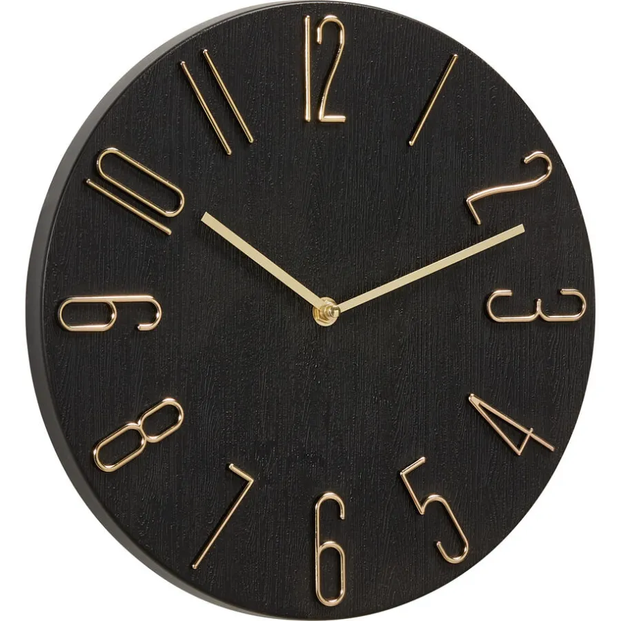 Kwantum Klokken*Klok Genua Zwart