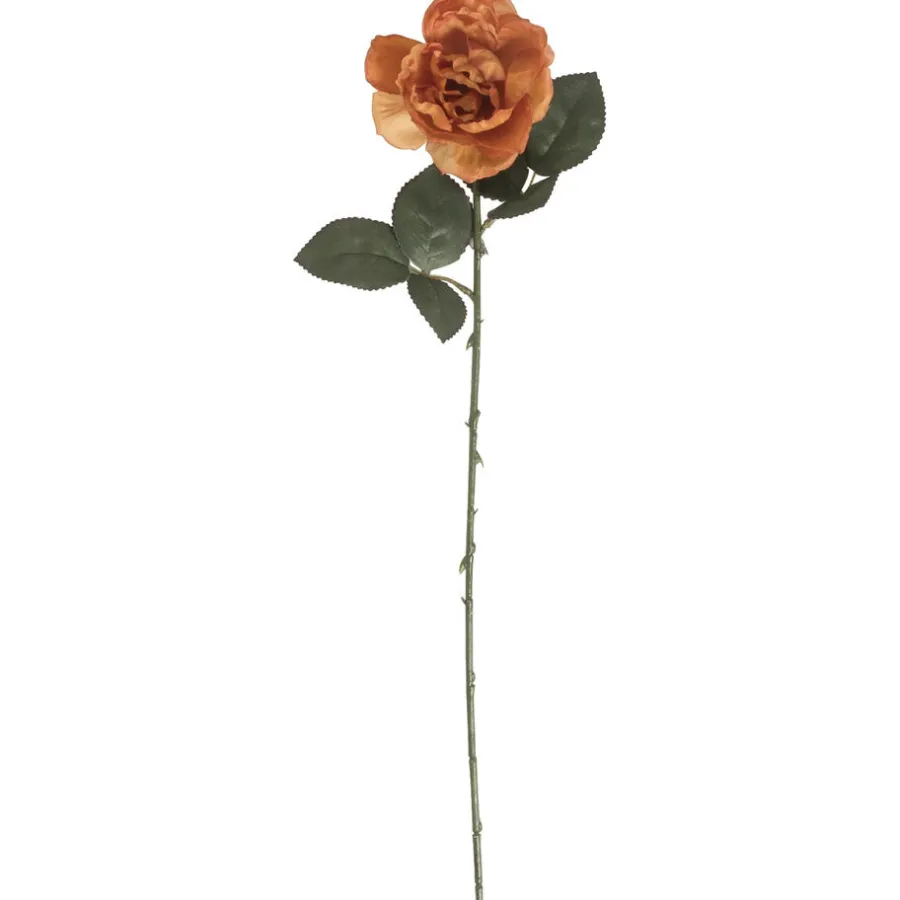 Kwantum Kunstplanten & Kunstbloemen*Kunstbloem Roos Terra